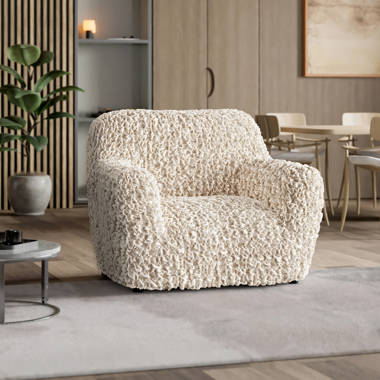 Fur discount chair slipcover